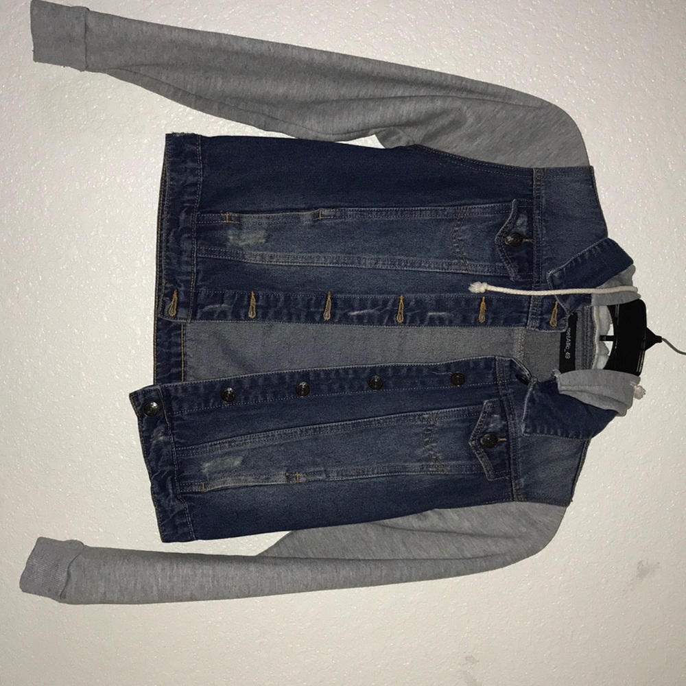 Denim Jacket W/ Grey